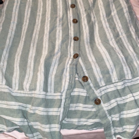 Universal thread dress striped summer m green - Picture 2 of 9